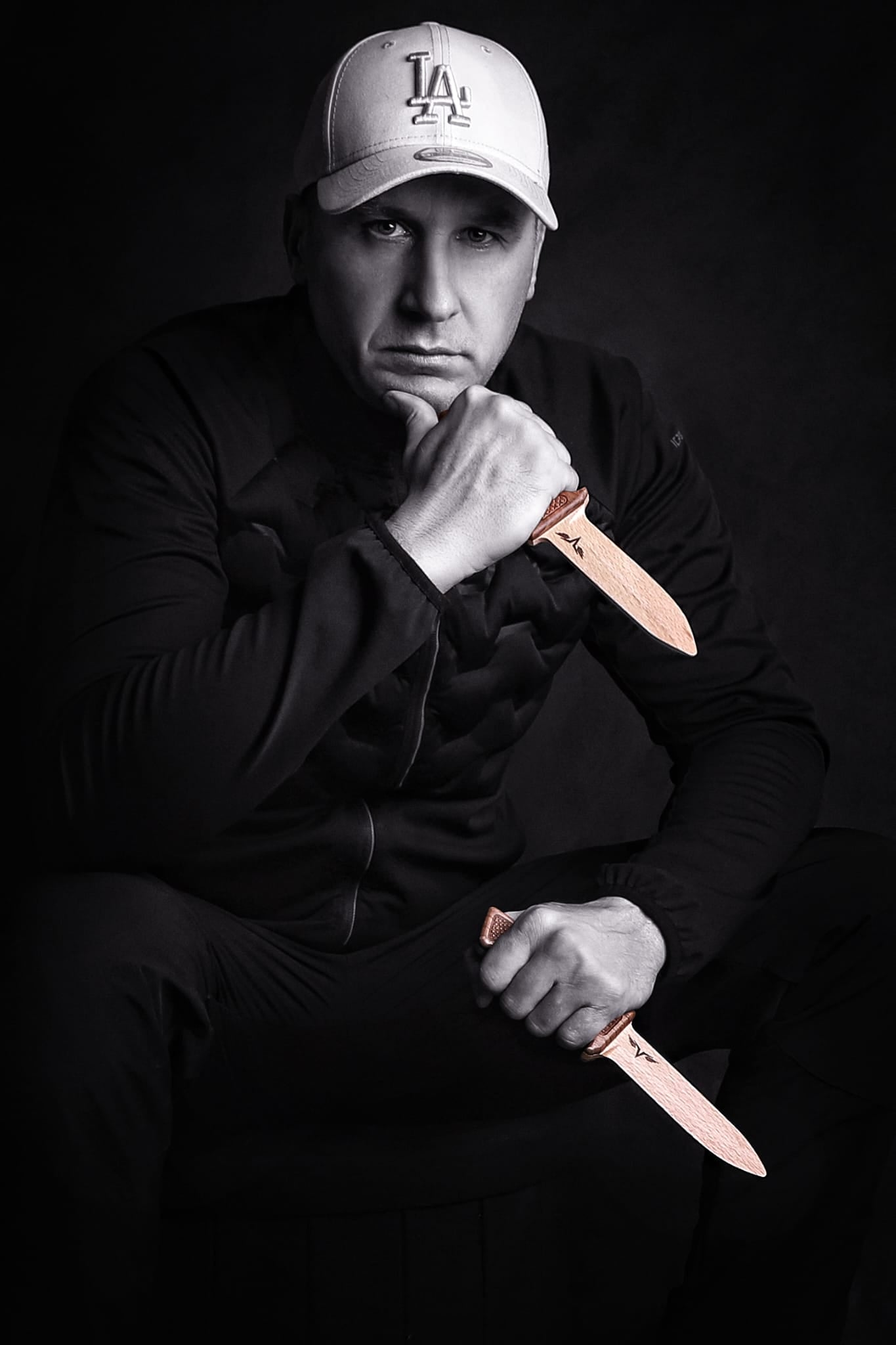 TRAININGSMESSER aus Edelholz